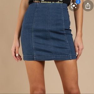 Free People Modern Femme Skirt